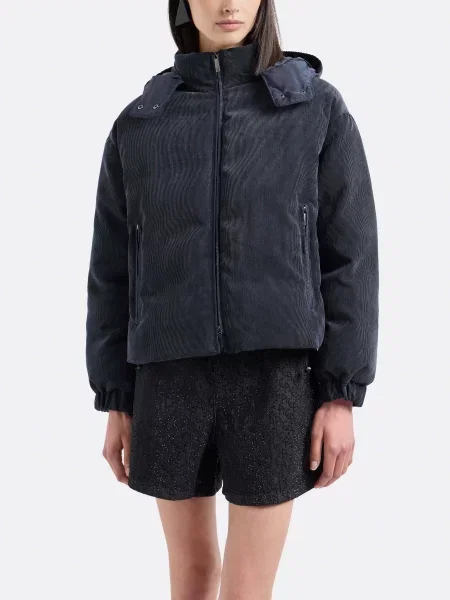 Пуховик Emporio Armani синій