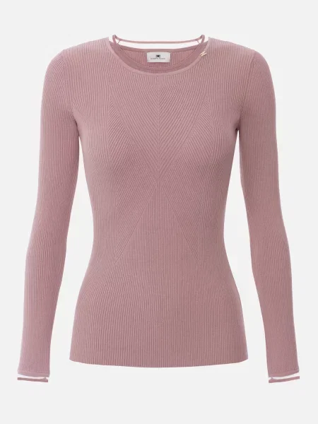 Свитер Elisabetta Franchi розовый