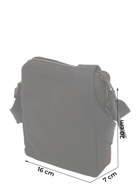 Calvin Klein Ľadvinka Canvas Mix Reporter čierna
