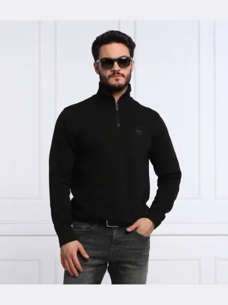 BOSS ORANGE Hanorac Zetrust negru