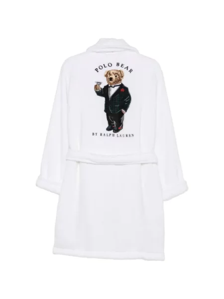 Пуловер Polo Ralph Lauren без ръкави с V-образно деколте бяло