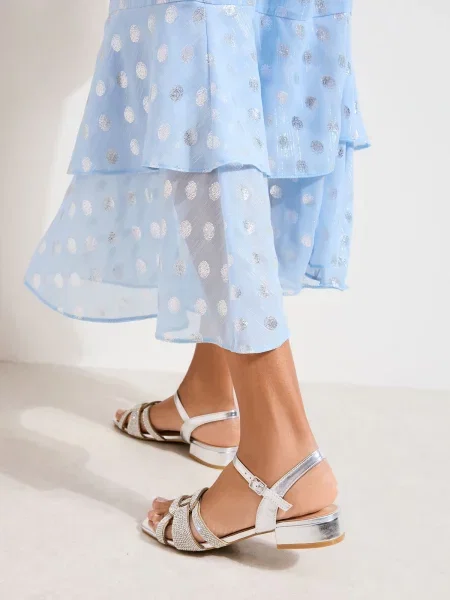 Friends Like These Sandale argintiu / transparent