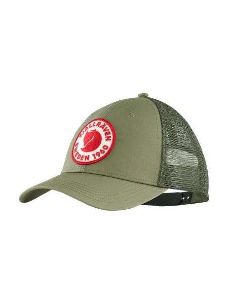 Кепка Fjallraven с аппликацией коричневая