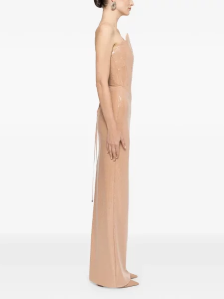 Sukienka maxi Nissa z cekinami