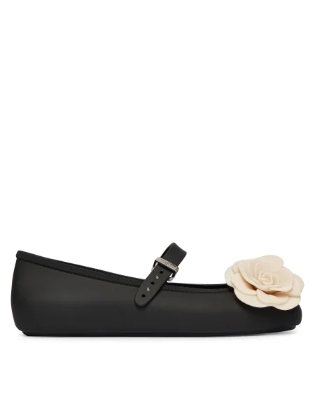 Baleríny Melissa Melissa Soft Ballerina Petals Ad čierna
