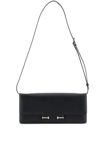 Geanta de piele Tom Ford din piele negru