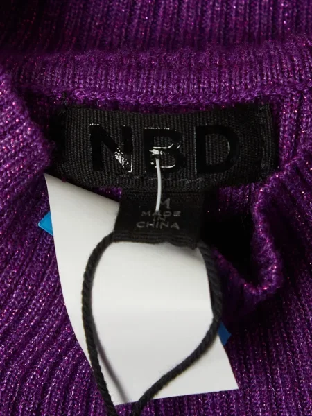 Top Nbd tricotate violet
