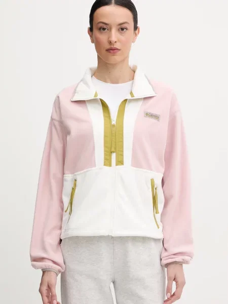 Columbia bluza polarowa Backbowl II FZ Fleece różowy