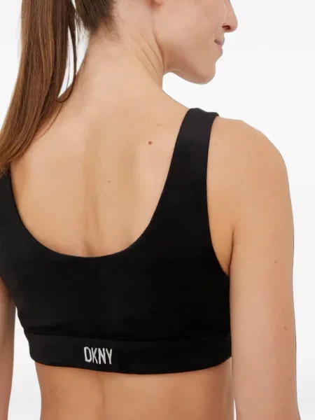 Sutien Dkny cu decolteu în V negru