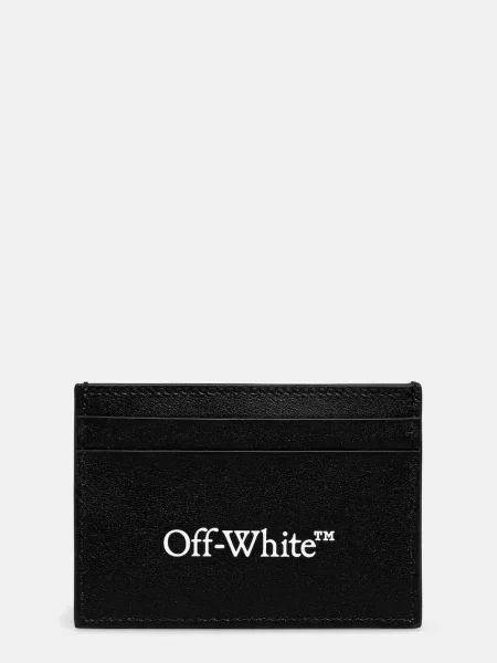 Portofel Off-white din piele alb