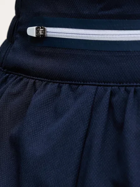 Női tenisz rövidnadrág Lacoste navy blue/phoenix blue. Méret: 34 kék