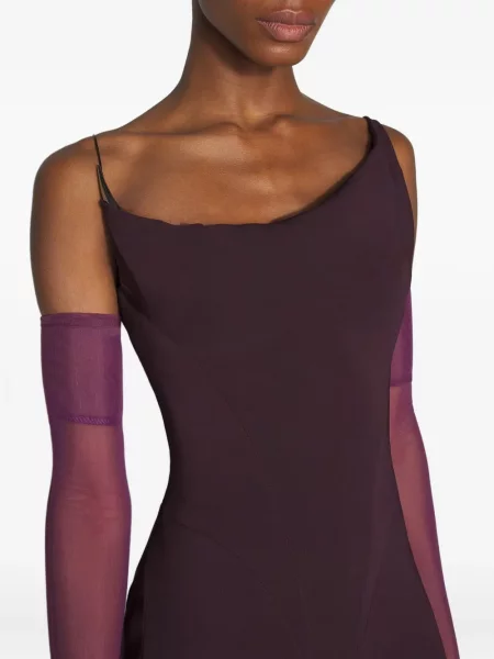 Rochie maxi Mugler violet