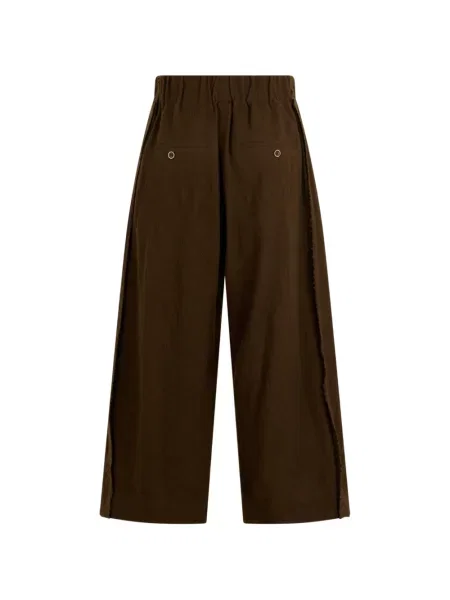 Pantaloni Uma Wang maro