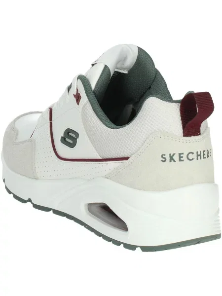Členkové topánky Skechers biela