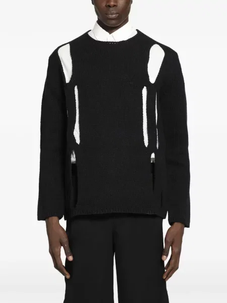 Pulover Comme Des Garcons Homme Plus tricotate negru