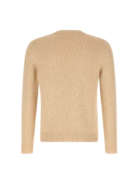 Dzianinowy sweter Zanone beżowy