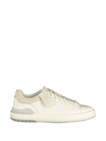 Pantofi alergare Clarks din piele alergare alb