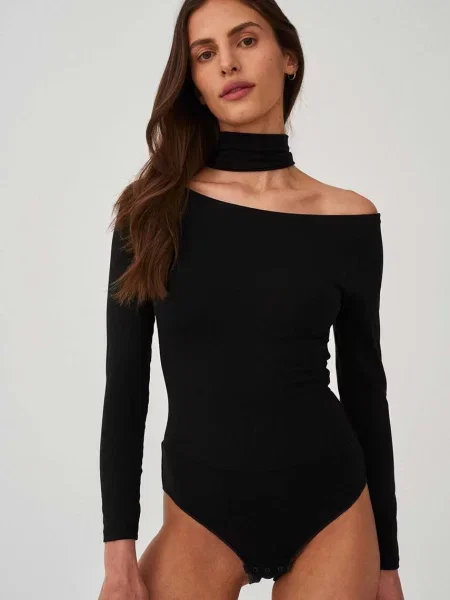 Bodi Undress Code Drunk in Love Bodysuit za žene bez uzorka crna