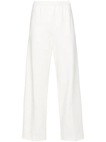 Pantaloni Fabiana Filippi cu mărgele alb