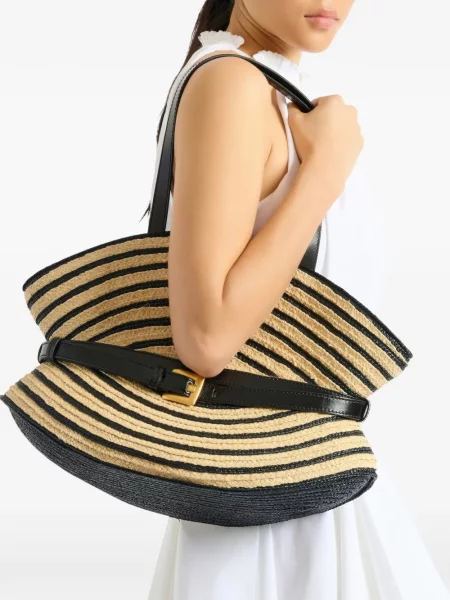 Geantă Balmain din piele negru