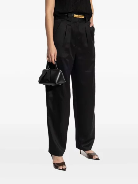 Pantaloni Iro din satin negru
