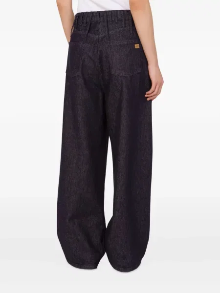 Blugi cu picior larg Moschino Jeans albastru