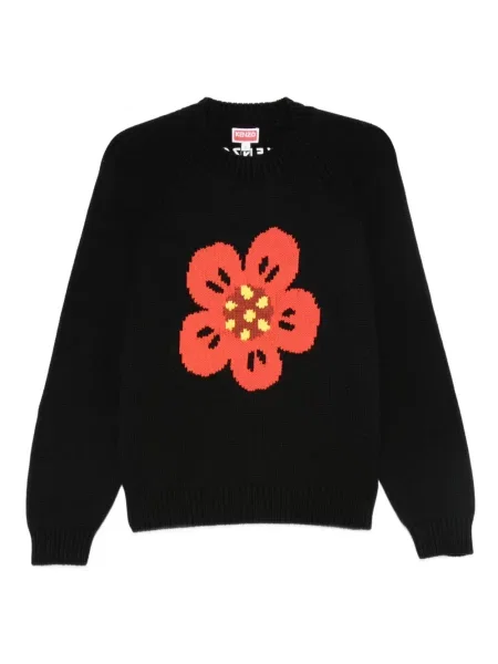 Pulover Kenzo cu model floral negru