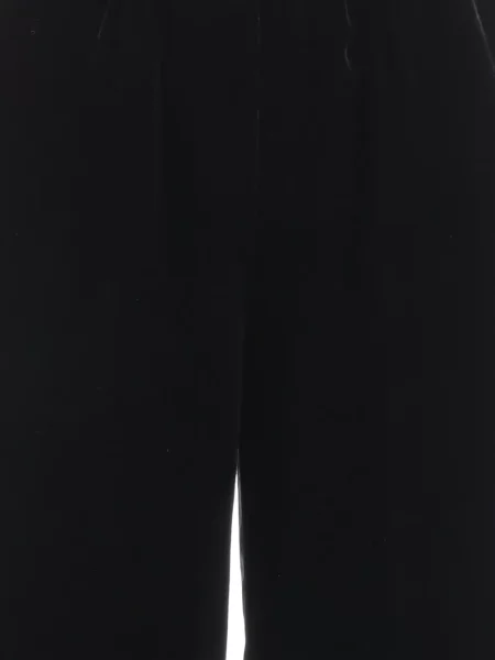 Pantaloni Aspesi din velur alergare negru