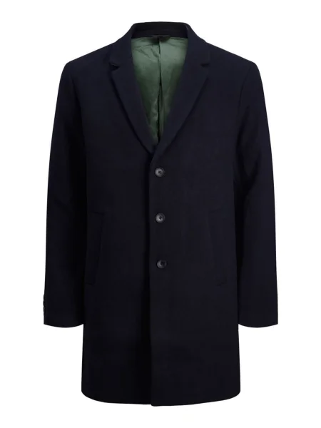 JACK & JONES Palton de primăvară-toamnă negru