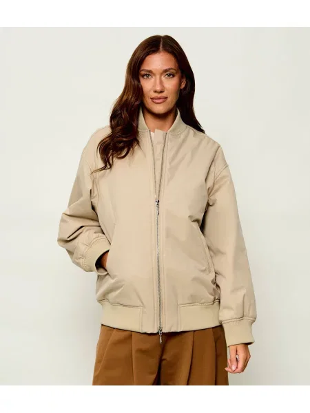 MM Geacă bomber MMLBALCO | Oversize fit bej