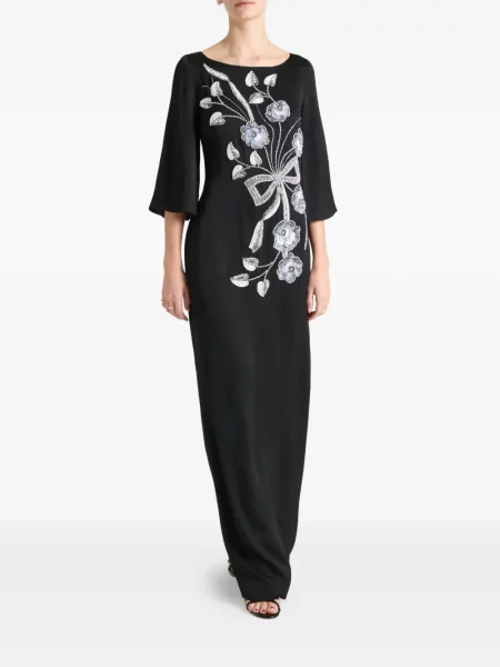 Rochie Temperley London de lână negru