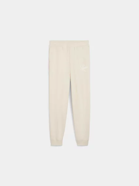 Дитячі Спортивні штани PUMA Ess Script Sweatpants комбінований верх білий