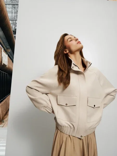 Kurtka Marisse beżowa