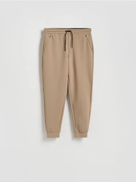 Reserved Pantaloni sport slim bej