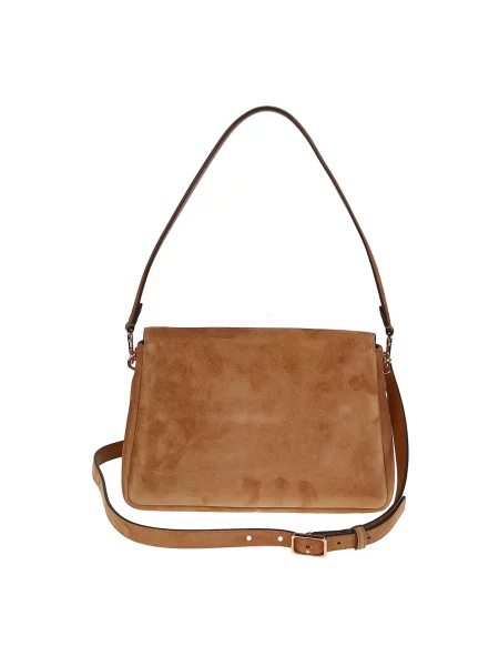 Torebka Tory Burch zamszowa brązowa