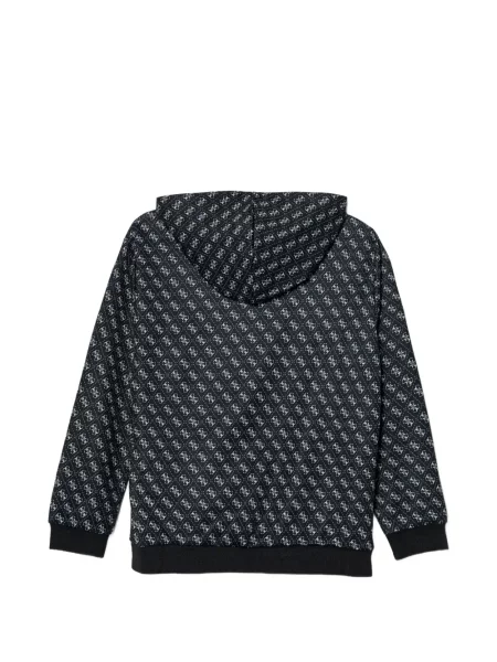 Bluza z kapturem dziecięca Guess czarna