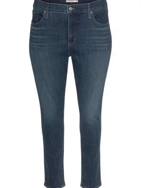 Levi's® Plus Jeans Shaping Skinny închis albastru