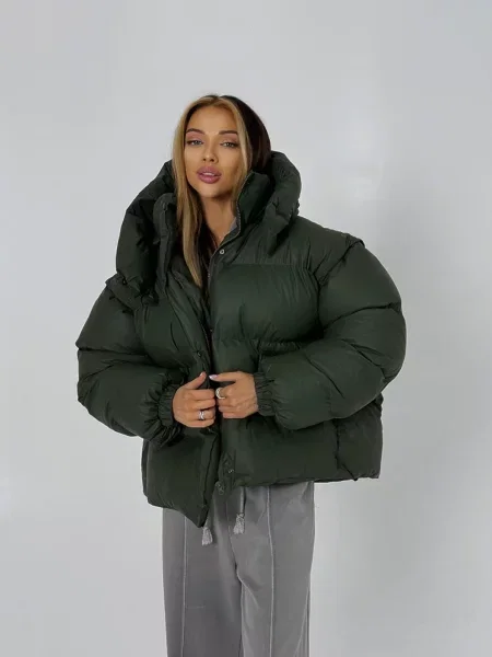 Пуховик Milirud зелений