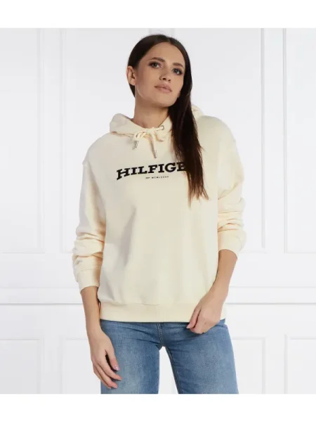 Tommy Hilfiger Hanorac REG MONOTYPE FLOCK | negru