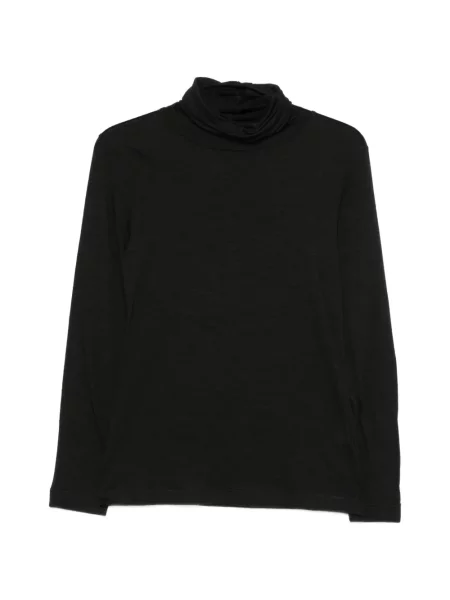 Lung tricou Why Ci negru
