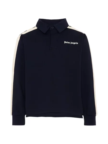 Koszulka polo dziecięca Palm Angels niebieska