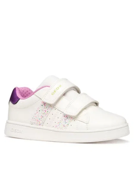Geox Sneakersy J Eclyper Girl D biela