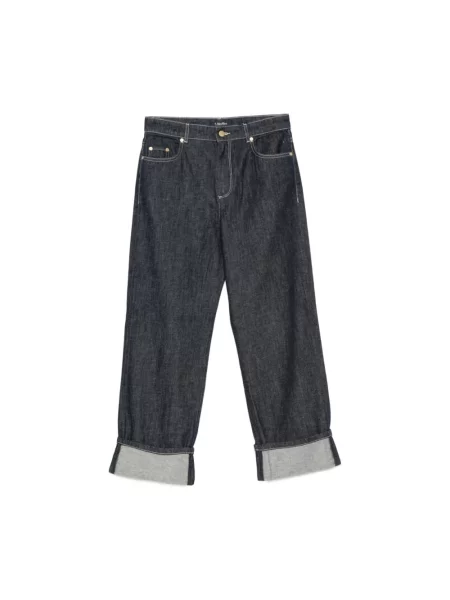 Jeansy Max Mara niebieskie