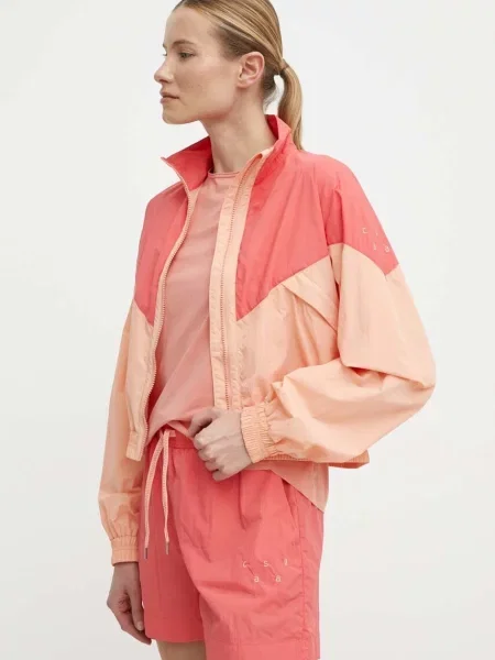 Sportovní bunda Casall Color Block oversize oranžová