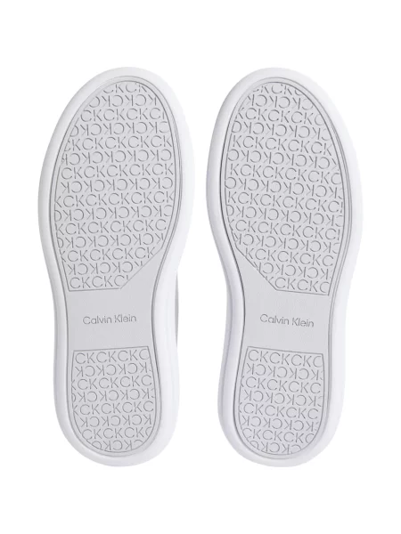 Sneakersy Calvin Klein skórzane białe