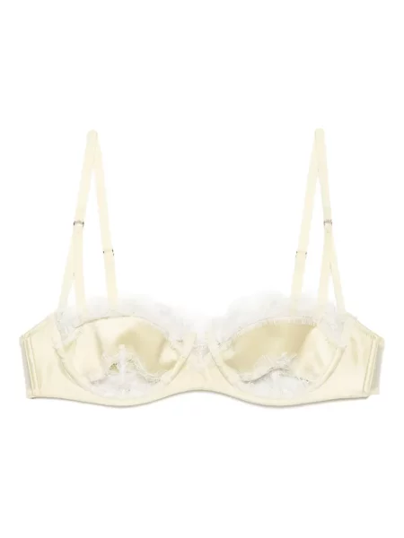 Sutien Kiki De Montparnasse din dantelă galben