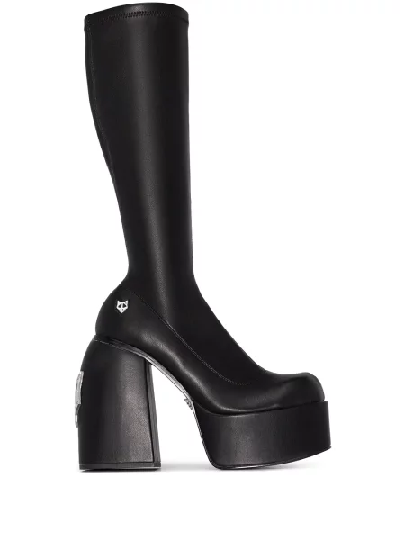 Botine Naked Wolfe cu platformă negru