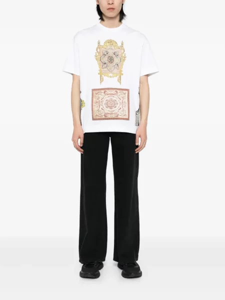 Tricou Givenchy cu imagine alb