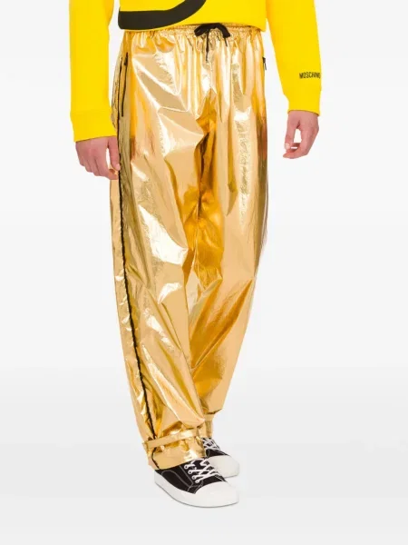 Pantaloni Moschino auriu