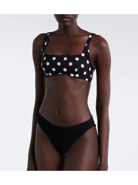 Bikini Hunza G cu buline negru